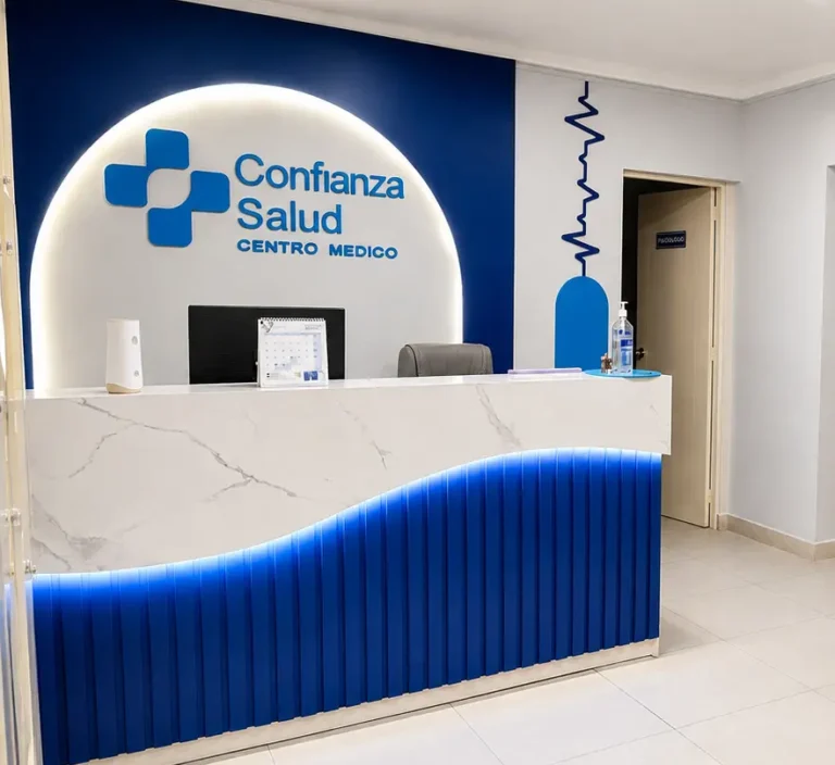 Recepción de Confianza Salud, - Centro Especializado