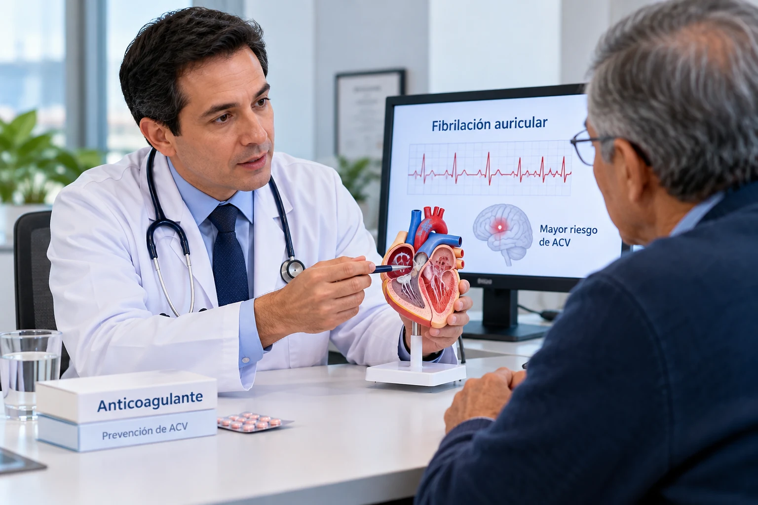 ¿Por qué necesito un anticoagulante si tengo fibrilación auricular?