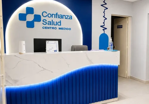 Recepción de Confianza Salud, - Centro Especializado